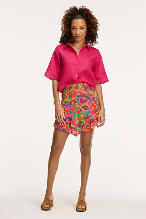 LADIES BOLOGNA SKIRT GROOVY LOVE ORANGE SUN GROOVY LOVE 4