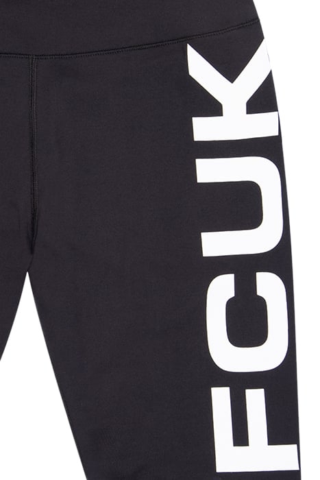 FCUK CORE JRSY LOGO CYCLNG SH BLACK 2