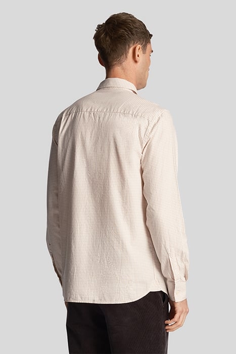 SHEPHERD CHECK SHIRT COVE / WHITE 2