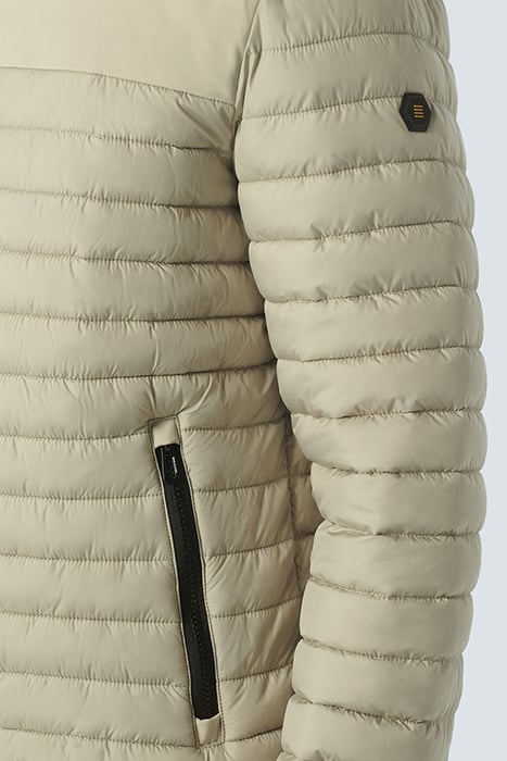JACKET SHORT FIT PADDED STONE 6