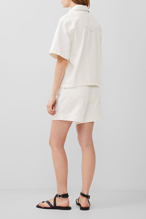 FINLEY DENIM SHORT SLEEVE SHIRT ECRU 2