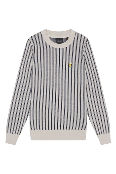 VERTICAL STRIPE CREW NECK JUMPER COVE 4