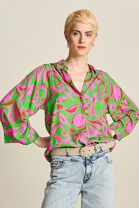 BLOUSE - AFRIQUE MULTI COLOUR 1