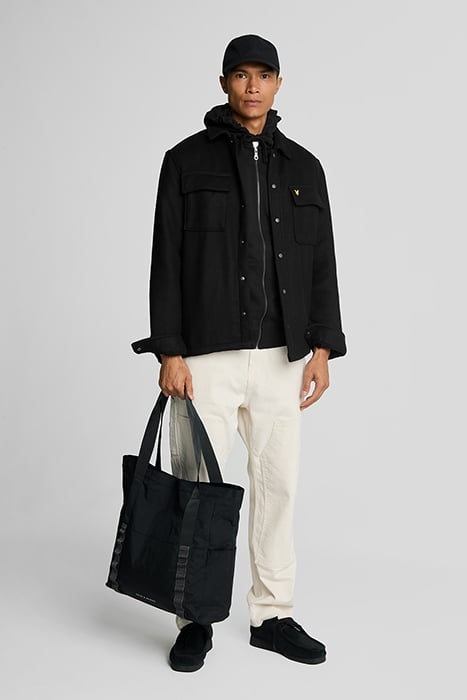 BRUSHED OVERSHIRT JET BLACK 3