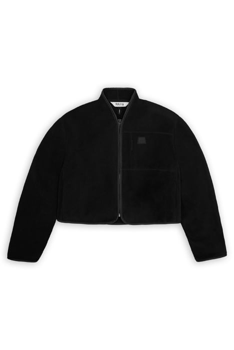 UNISEX DURBAN SHORT FLEECE JACKET T1 BLACK 5
