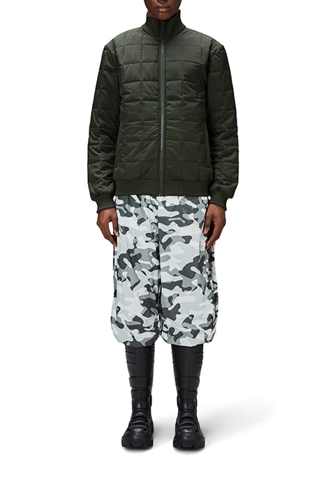 UNISEX LINER HIGH NECK JACKET W1T1 GREEN 1