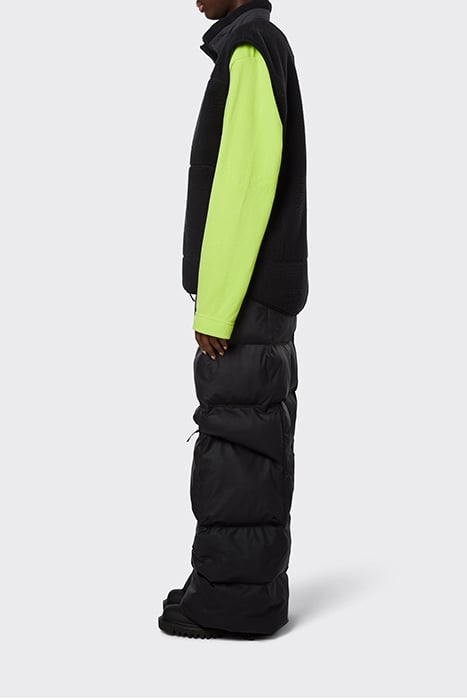 UNISEX HEAVY FLEECE VEST BLACK 6