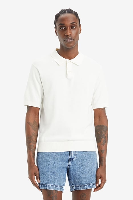 SWEATER POLO SHIRT WHITE 1