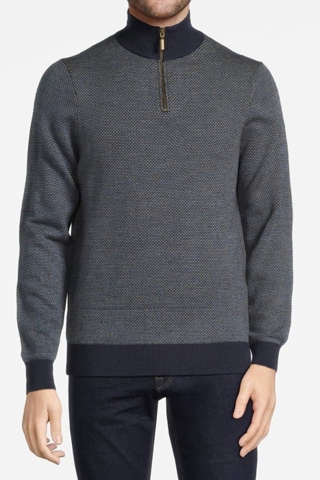 NEWPORT JACQUARD FUNNEL DARK NAVY 1