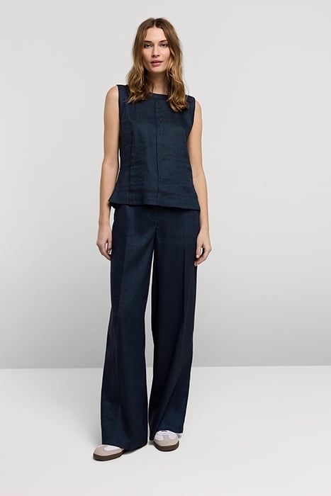 TOP LINEN BLEND NIGHT SKY 1