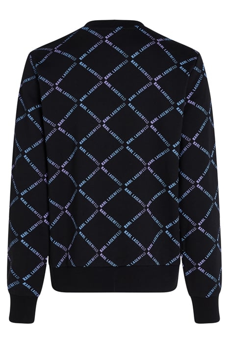 DIAMOND KARL AOP SWEAT BLACK 2