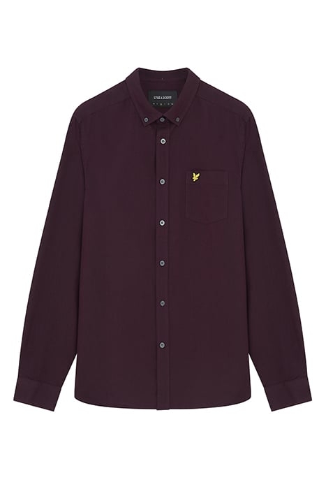 REGULAR FIT LIGHT WEIGHT OXFORD SHIRT GLENSHEE PLUM/JET BLAC 4