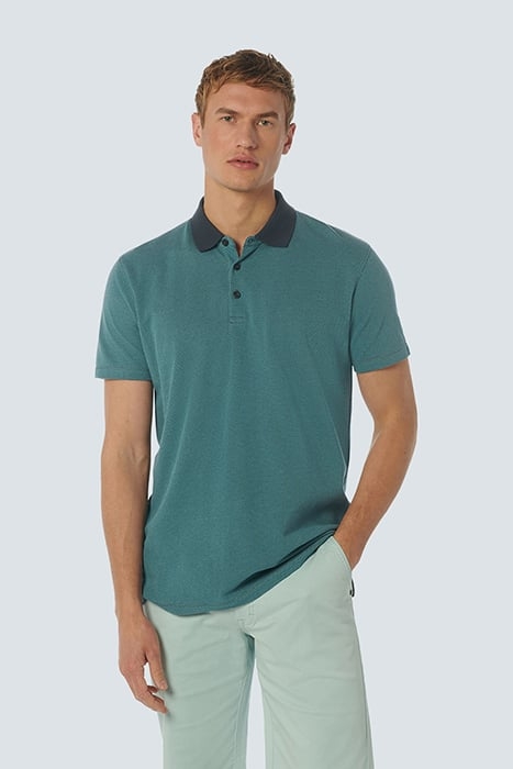 POLO 2 COLOURED JACQUARD DARK STEEL 1