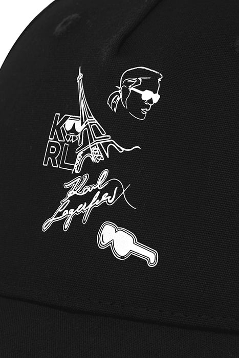 K/PARIS CAP BLACK MULTI 3