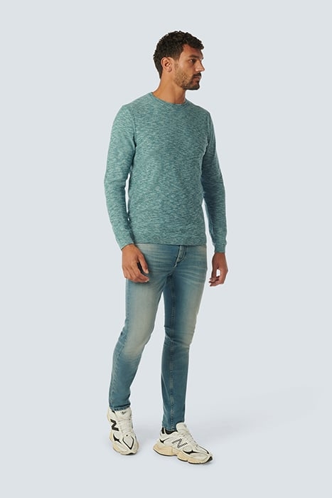 PULLOVER CREWNECK 2 COLOURED MELANGE PACIFIC 3