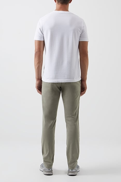 COTTON SATEEN CHINO GREEN 3