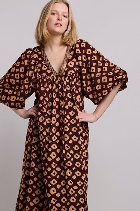 DRESS FLOWER MIX RED GRAPE 4