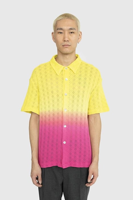 AGR – GENTLE HAPPINESS LACE SHIRT YELLOW/PINK 1