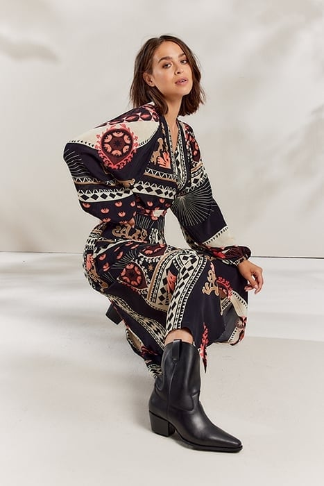 LEATHER SHORT BOOTS BLACK 4