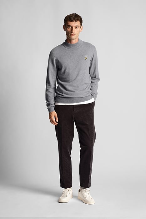 ROLL NECK JUMPER MID GREY MARL 3