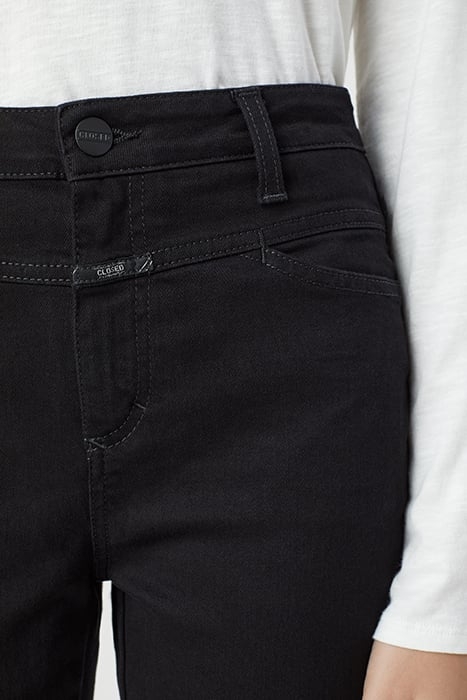 STYLE NAME SKINNY PUSHER JEANS BLACK 7