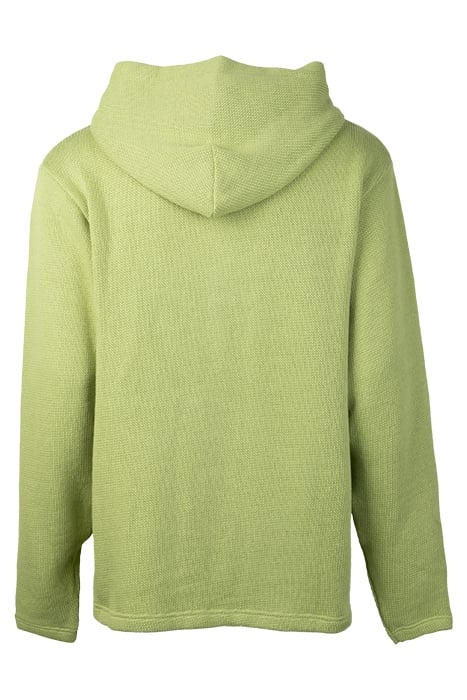 ABC. – KNIT MESH ZIP UP HOODIE GREEN 2