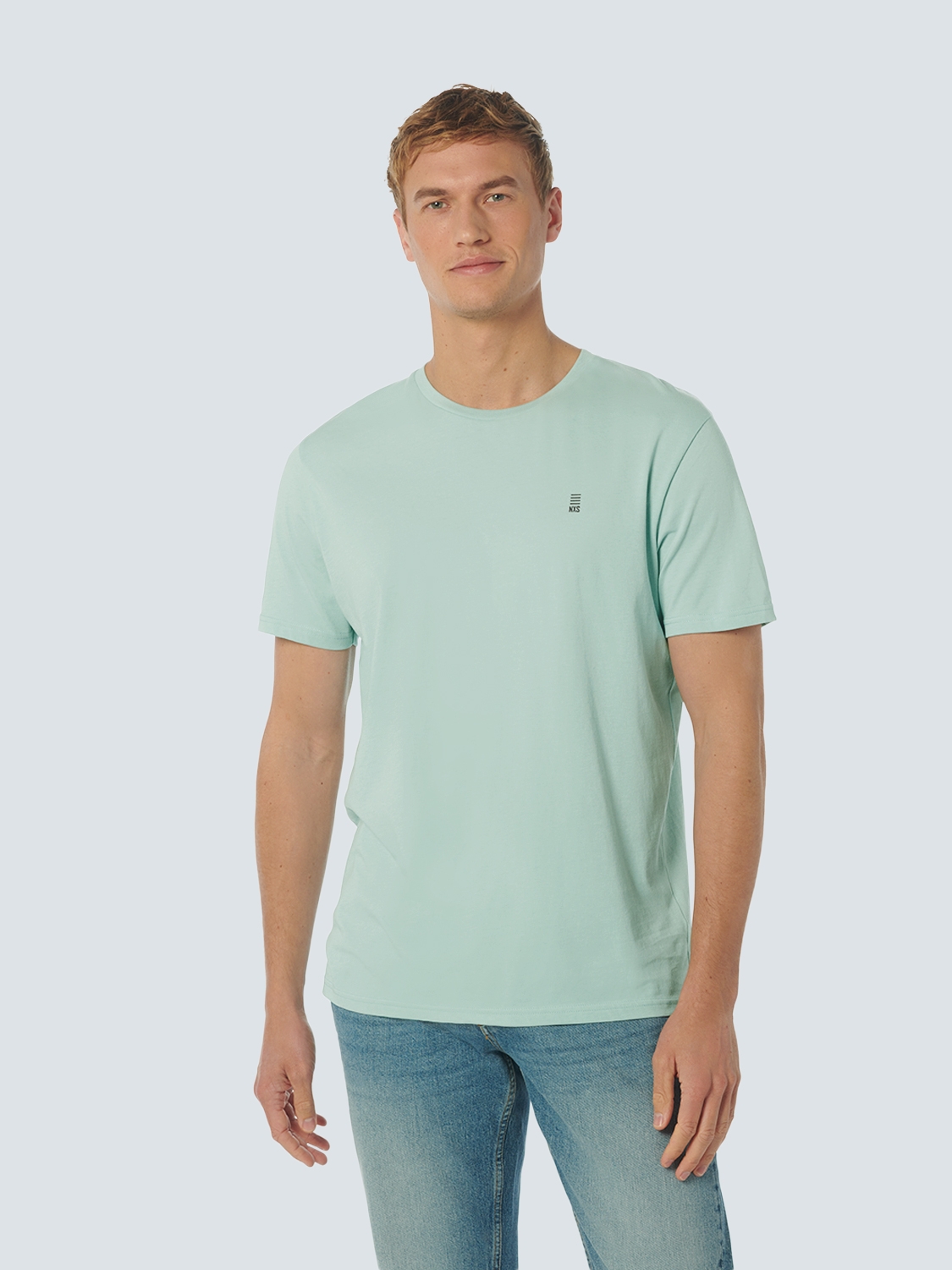 T-SHIRT CREWNECK SOLID BASIC MINT 1