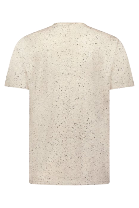 T-SHIRT CREWNECK MELANGE CREAM 5