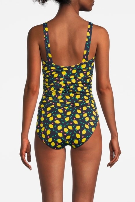 TALAMANCA SWIMSUIT NAVY, LEMON FRUIT 2