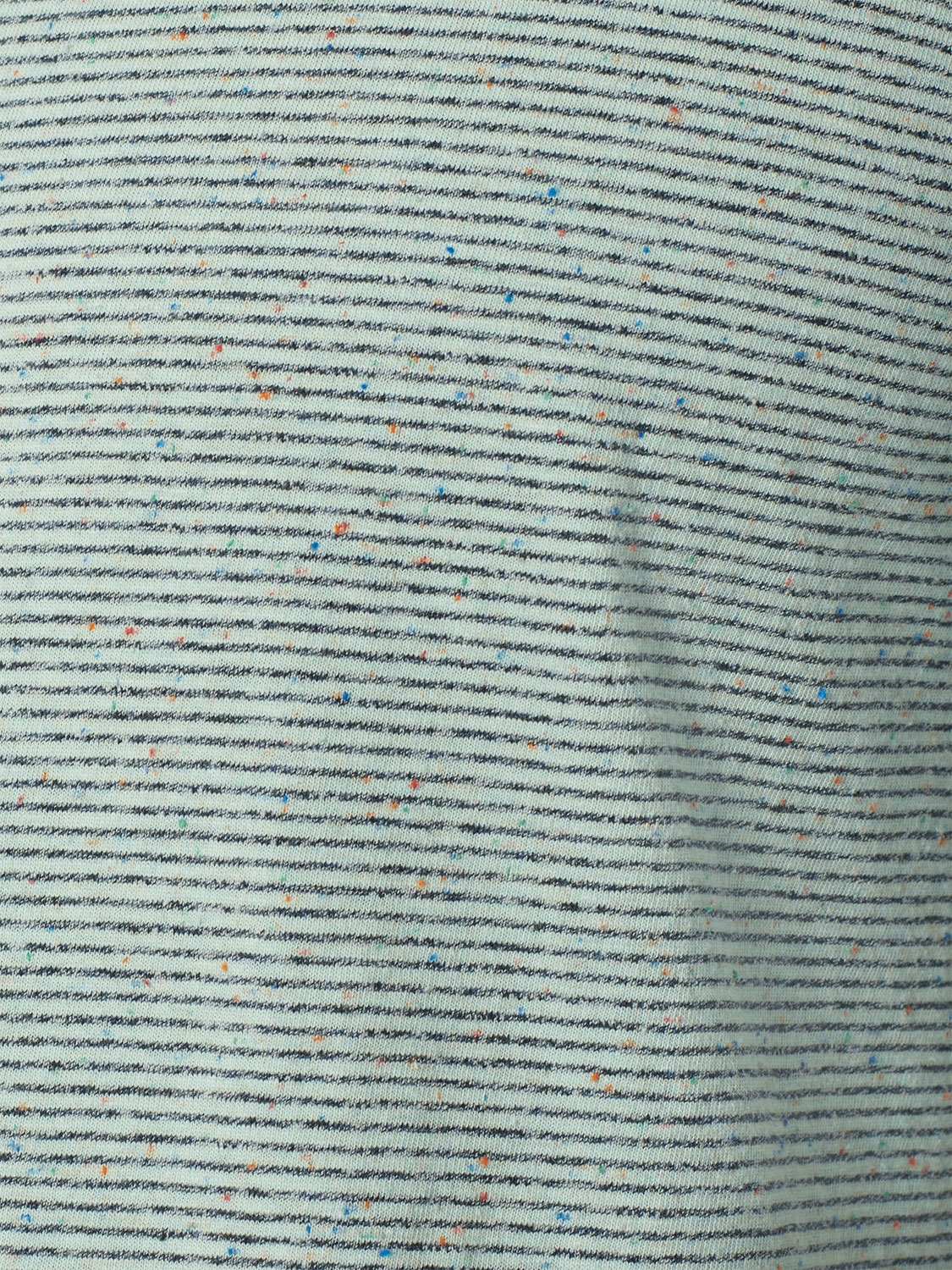 T-SHIRT CREWNECK MELANGE WITH STRIPES MINT 6