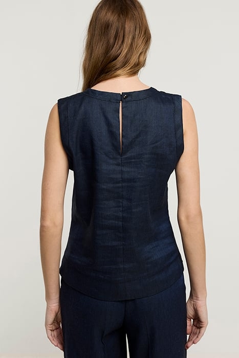 TOP LINEN BLEND NIGHT SKY 2