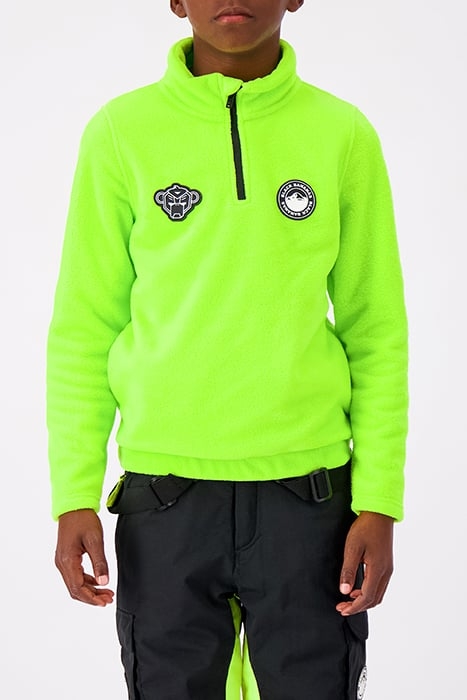 EVEREST FLEECE TOP LIME 1
