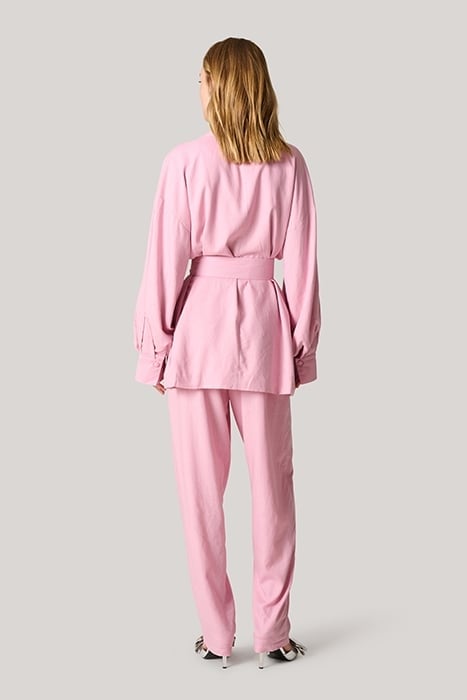 LA-SBLINEN BARREL PANTS PINK 2