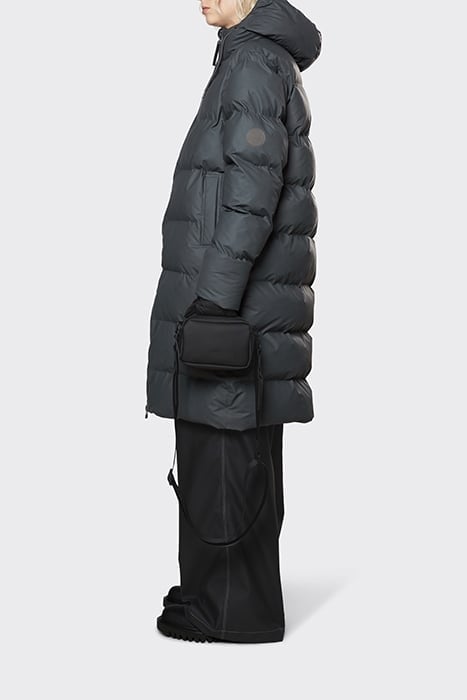 UNISEX LONG PUFFER JACKET SLATE 6