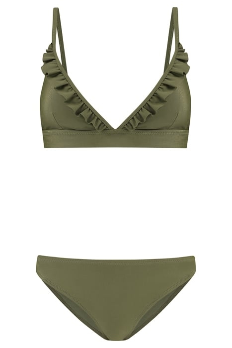 LADIES BEAU BIKINI SET FOREST GREEN 3