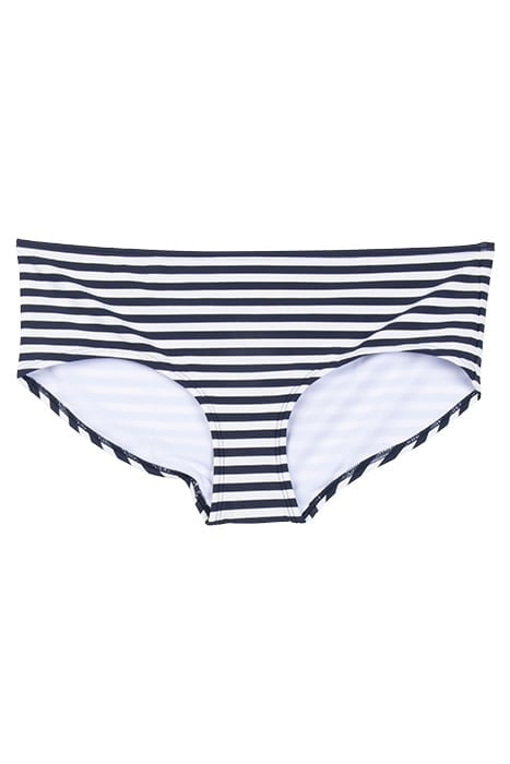 BIKINI SHORTS NAVY/IVORY STRIPE 1