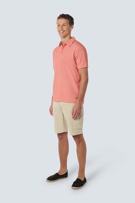 SHORT CARGO GARMENT DYED + STONE WASHED STRETCH CEMENT 3