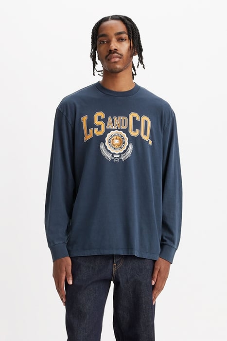 LS LONG-SLEEVED T-SHIRT NAVY 1