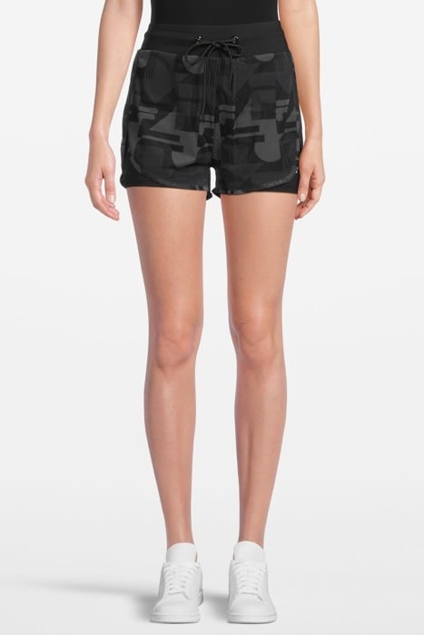 RAKOW AOP SHORTS BLACK BEAUTY REACT AOP 1