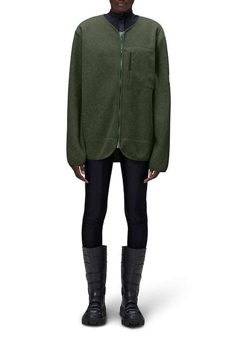 UNISEX FLEECE JACKET T1 GREEN 3