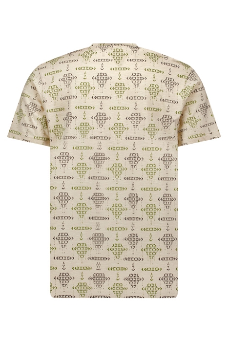 T-SHIRT CREWNECK ALLOVER PRINTED SLUB CEMENT 2