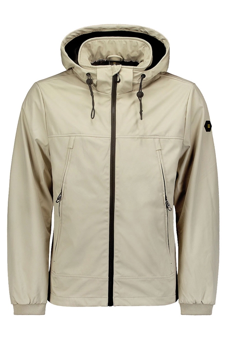 JACKET MID LONG HOODED STONE 4