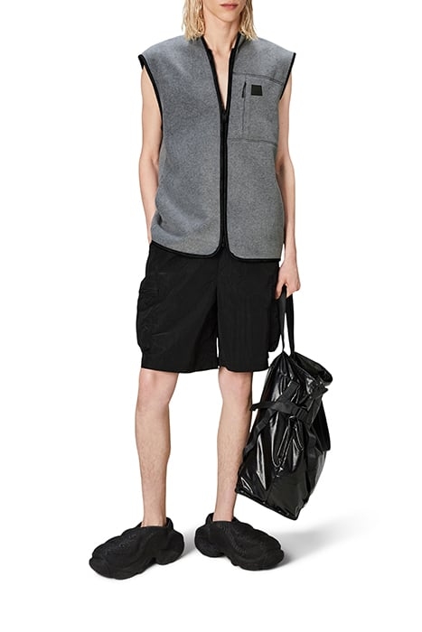 UNISEX DURBAN FLEECE VEST T1 DARK GREY MELANGE 4