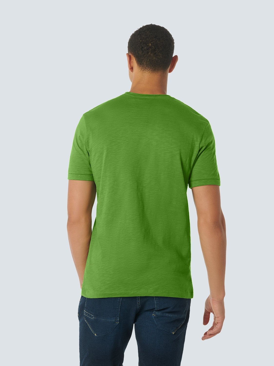 T-SHIRT CREWNECK SLUB GREEN 2