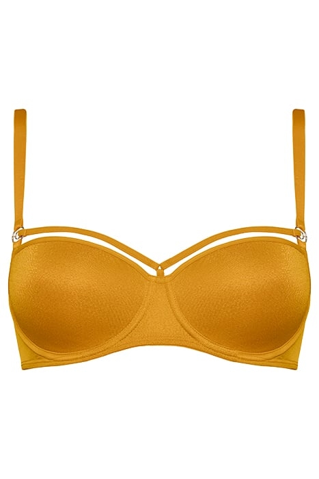 SPACE ODYSSEY SHIMMERING OCHRE BALCONY BRA 4