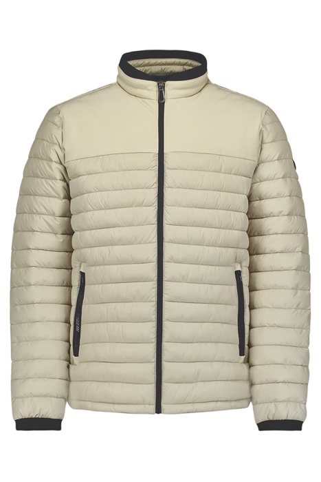 JACKET SHORT FIT PADDED STONE 4