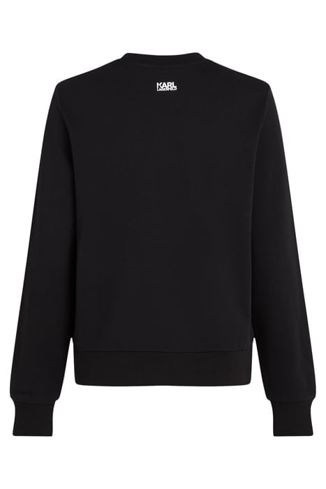 KARL ESSENTIAL LOGO SWEAT BLACK 2