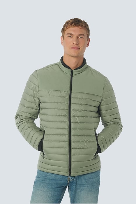 JACKET SHORT FIT PADDED LIGHT ARMY 1