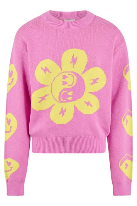 GAA-SBSMILE HEART PULLOVER LIMEGREEN 4