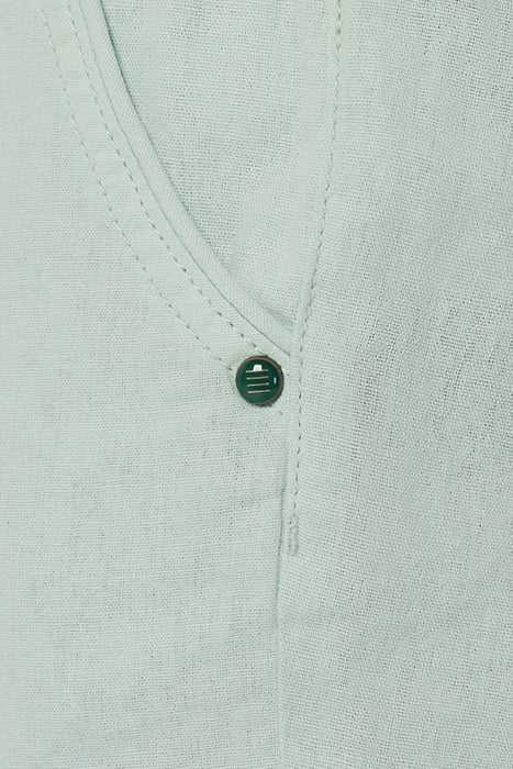 SHORT WITH LINEN GARMENT DYED MINT 7